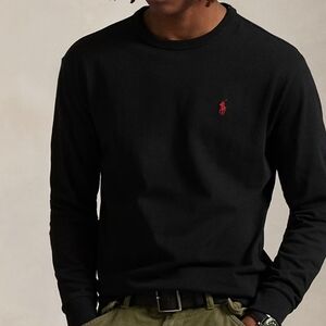 Black Classic Fit Long-Sleeve T-Shirt Polo Ralph Lauren